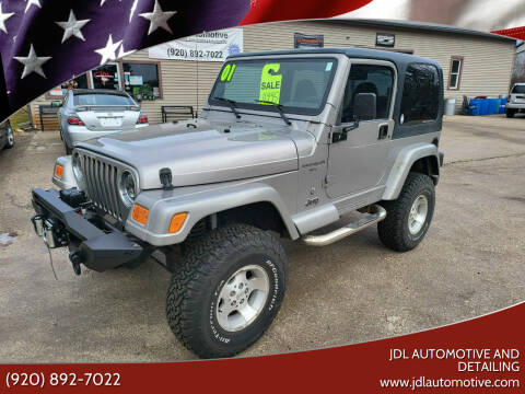 2001 Jeep Wrangler for sale at JDL Automotive and Detailing in Plymouth WI