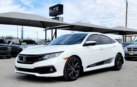 2020 Honda Civic for sale at Elite Motors in El Paso TX