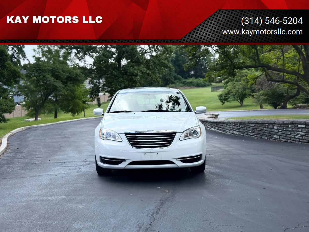 White 2013 Chrysler 200 LX LX 4dr Sedan 1