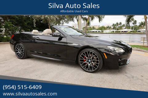 2015 BMW 6 Series for sale at Silva Auto Sales in Pompano Beach FL