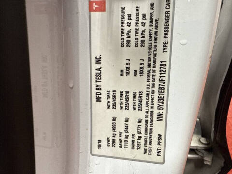 2018 Tesla Model 3 Long Range