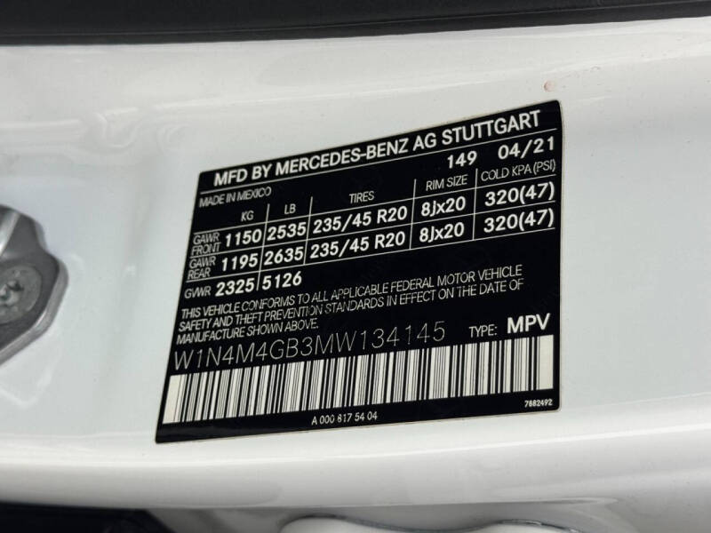 2021 Mercedes-Benz GLB GLB 250