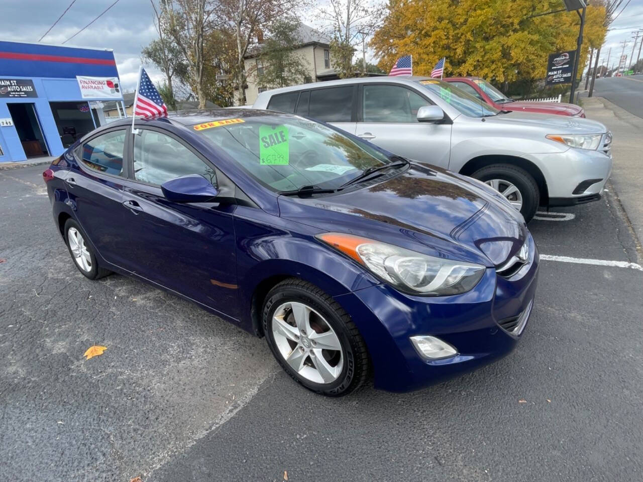 2012 Hyundai ELANTRA for sale at MAIN ST AUTO SALES in Harrisonburg, VA