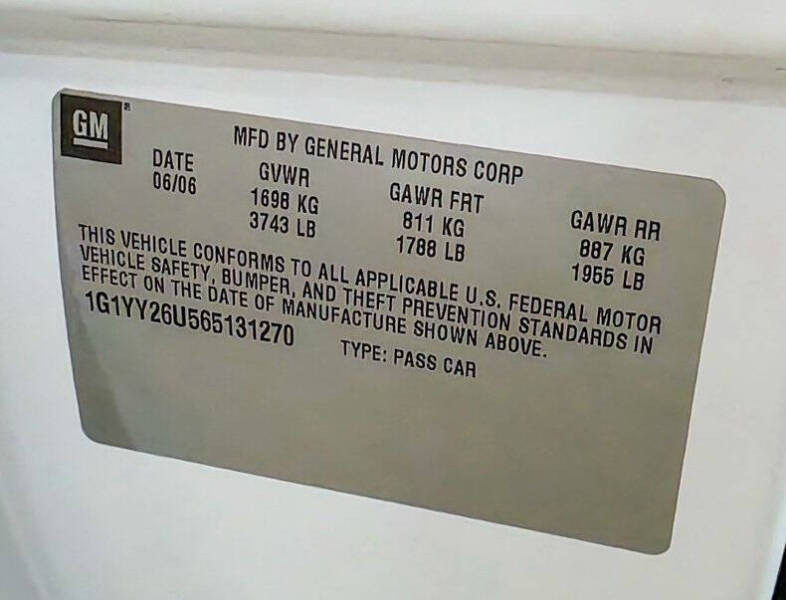 2006 Chevrolet Corvette