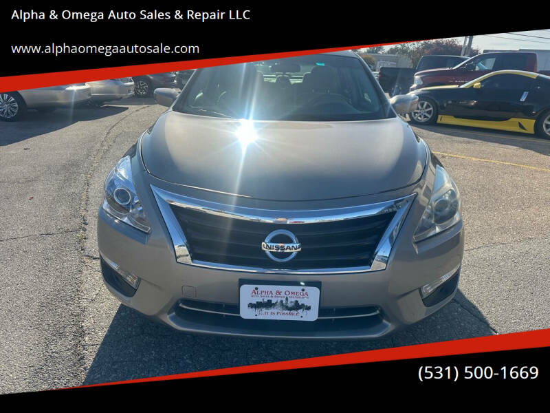 2015 Nissan Altima for sale at Alpha & Omega Auto Sales & Repair LLC in Lincoln NE