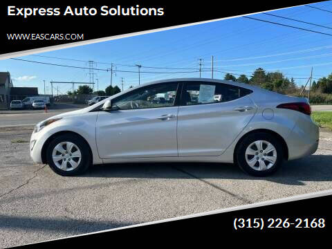 2016 Hyundai Elantra for sale at Express Auto Solutions in Rochester NY