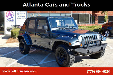 2008 Jeep Wrangler Unlimited for sale at Atlanta Cars and Trucks in Kennesaw GA