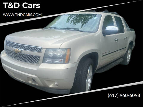 2009 Chevrolet Avalanche for sale at T&D Cars in Holbrook MA