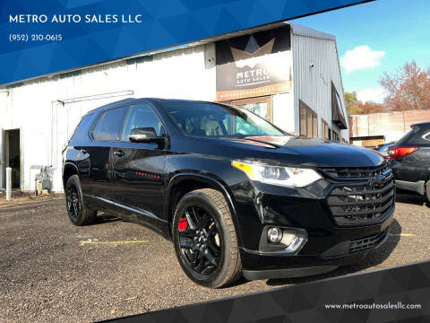 2020 Chevrolet Traverse for sale at METRO AUTO SALES LLC in Lino Lakes MN