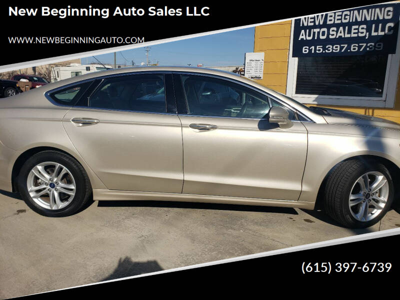 2018 Ford Fusion for sale at New Beginning Auto Sales LLC in Lebanon TN