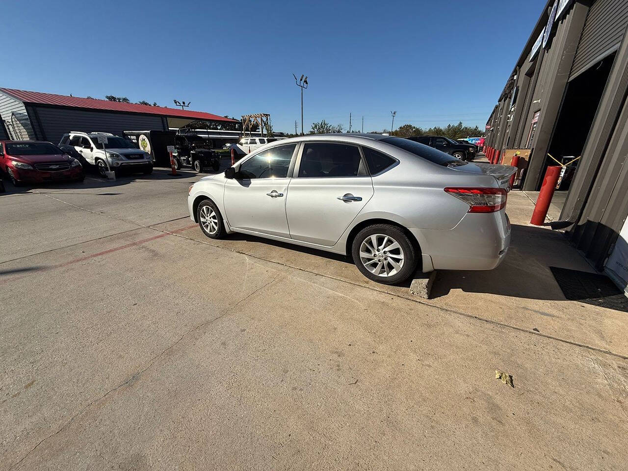 2015 Nissan Sentra for sale at Chrome Auto in Houston, TX