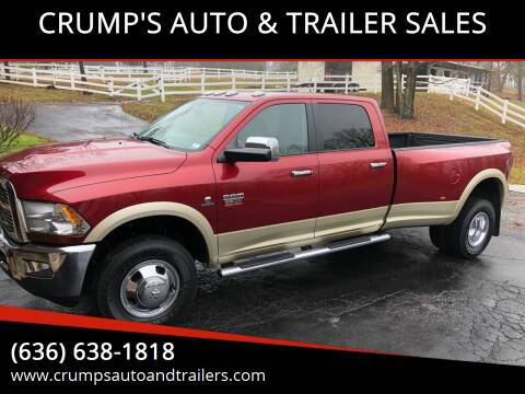 2011 RAM Ram Pickup 3500 for sale at CRUMP'S AUTO & TRAILER SALES in Crystal City MO
