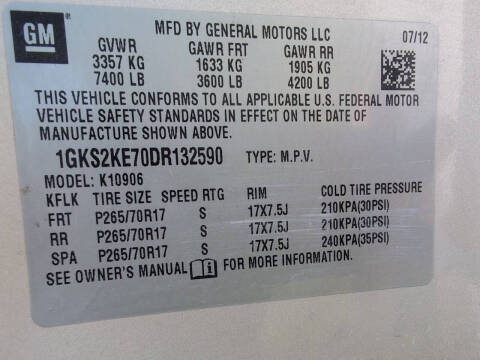 2013 GMC Yukon XL SLT