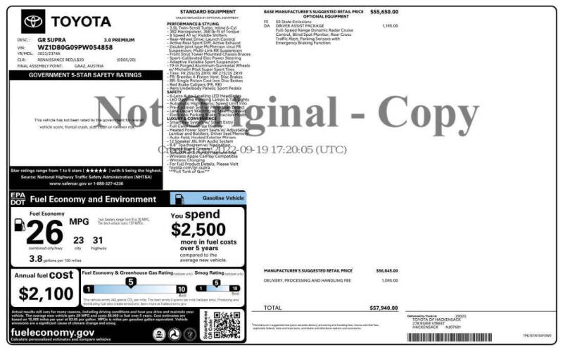 2023 Toyota GR Supra 3.0