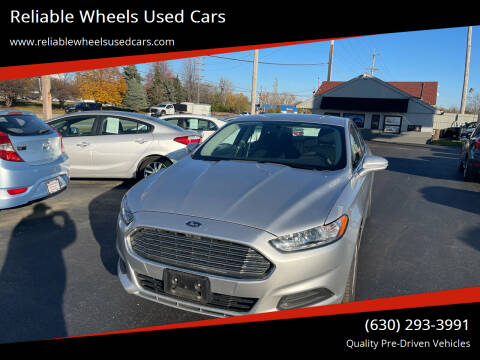 2014 Ford Fusion for sale at Reliable Wheels Used Cars in West Chicago IL