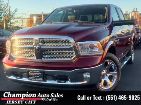 2016 RAM Ram Pickup 1500 for sale at CHAMPION AUTO SALES OF JERSEY CITY in Jersey City NJ