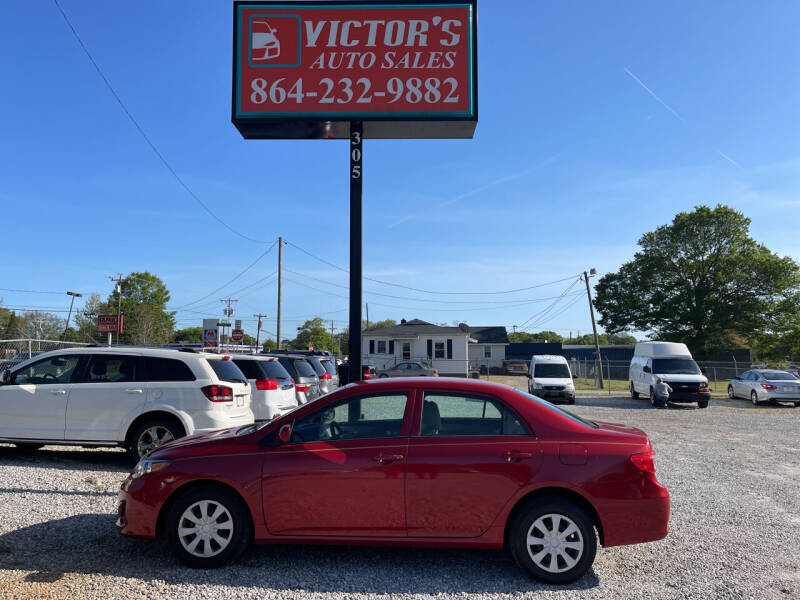 2012 Toyota Corolla for sale at Victor's Auto Sales in Greenville SC