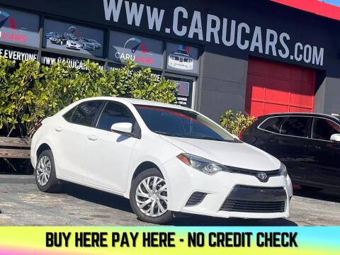 2015 Toyota Corolla for sale at CARUCARS LLC in Miami FL