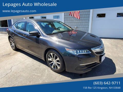 2015 Acura TLX for sale at Lepages Auto Wholesale in Kingston NH