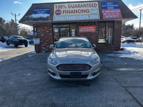 2015 Ford Fusion for sale at Vitale Family Auto in Tewksbury MA