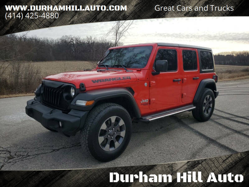 2019 Jeep Wrangler Unlimited for sale at Durham Hill Auto in Muskego WI