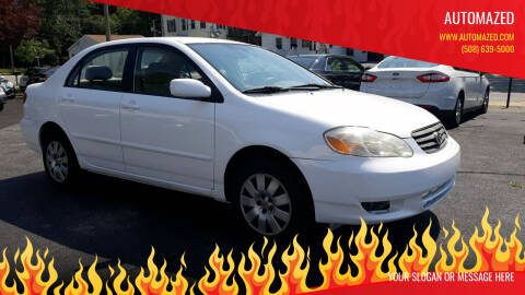2004 Toyota Corolla for sale at Automazed in Attleboro MA