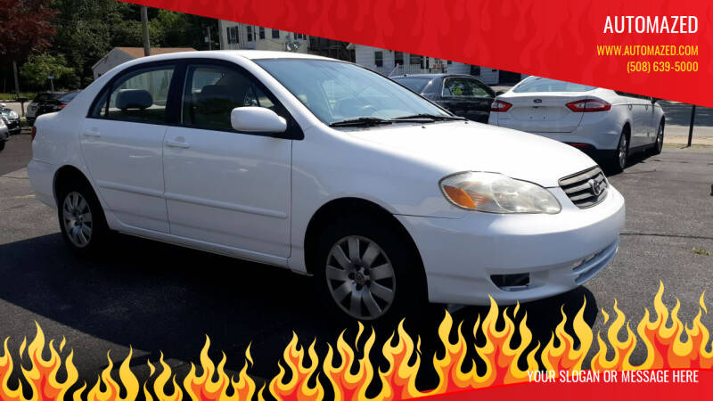 2004 Toyota Corolla for sale at Automazed in Attleboro MA