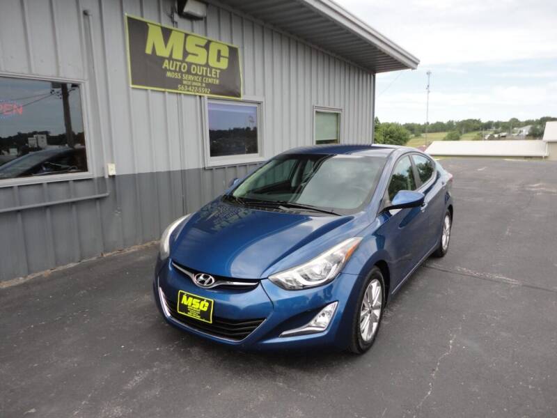 2015 Hyundai Elantra for sale at Moss Service Center-MSC Auto Outlet in West Union IA