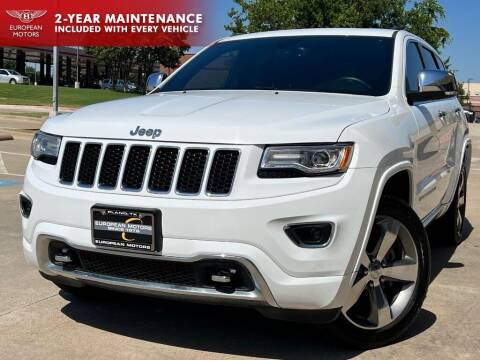 2015 Jeep Grand Cherokee for sale at European Motors Inc in Plano TX
