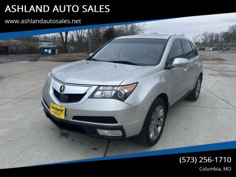2012 Acura MDX for sale at ASHLAND AUTO SALES in Columbia MO