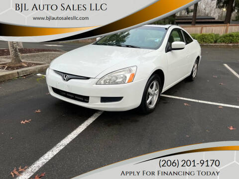 2005 Honda Accord for sale at BJL Auto Sales LLC in Auburn WA