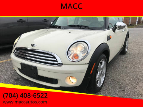 2007 MINI Cooper for sale at MACC in Gastonia NC