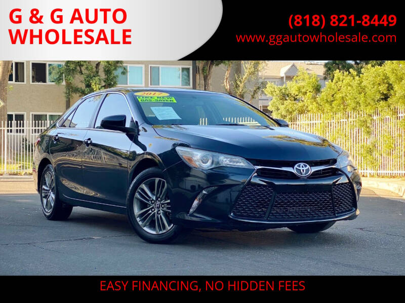 2017 Toyota Camry for sale at G & G AUTO WHOLESALE in North Hollywood CA