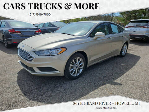 2017 Ford Fusion for sale at Cars Trucks & More in Howell MI