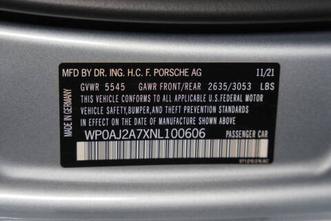 2022 Porsche Panamera Platinum Edition