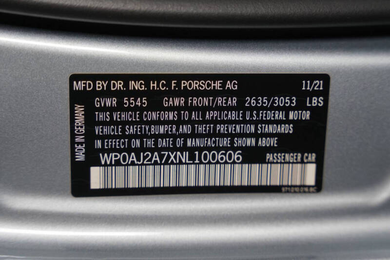 2022 Porsche Panamera Platinum Edition