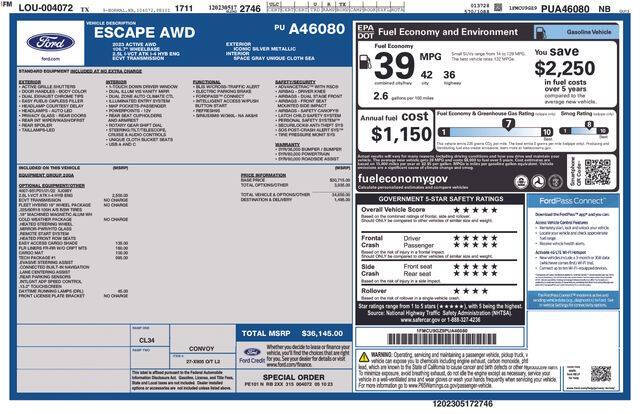 2023 Ford Escape Hybrid Active