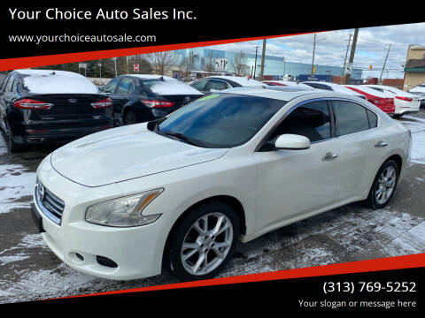 2014 Nissan Maxima for sale at Your Choice Auto Sales Inc. in Dearborn MI
