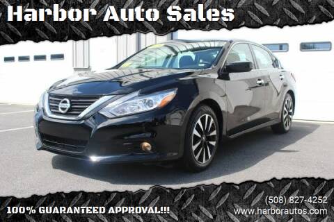 2018 Nissan Altima for sale at Harbor Auto Sales in Hyannis MA
