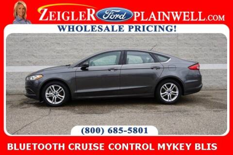 2018 Ford Fusion for sale at Zeigler Ford of Plainwell - Avery Ziegler in Plainwell MI