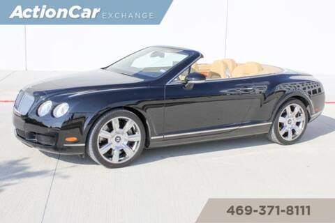 2008 Bentley Continental for sale at ACTION CAR EXCHANGE in Dallas TX