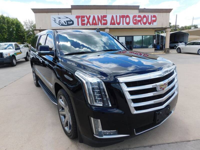 2016 Cadillac Escalade ESV for sale at Texans Auto Group in Spring TX