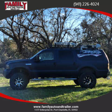 2000 Ford Excursion for sale at Family Auto and Trailer Sales LLC in Port Charlotte FL