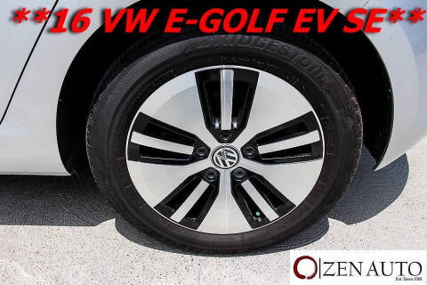 2016 Volkswagen e-Golf SE