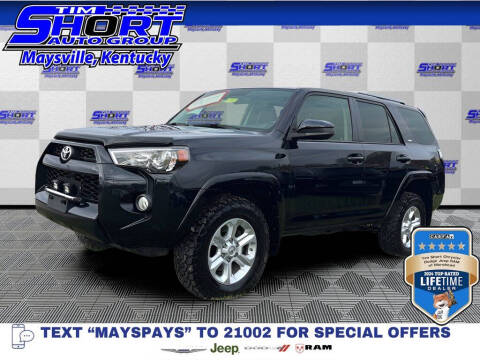 2016 Toyota 4Runner for sale at Tim Short CDJR of Maysville in Maysville KY