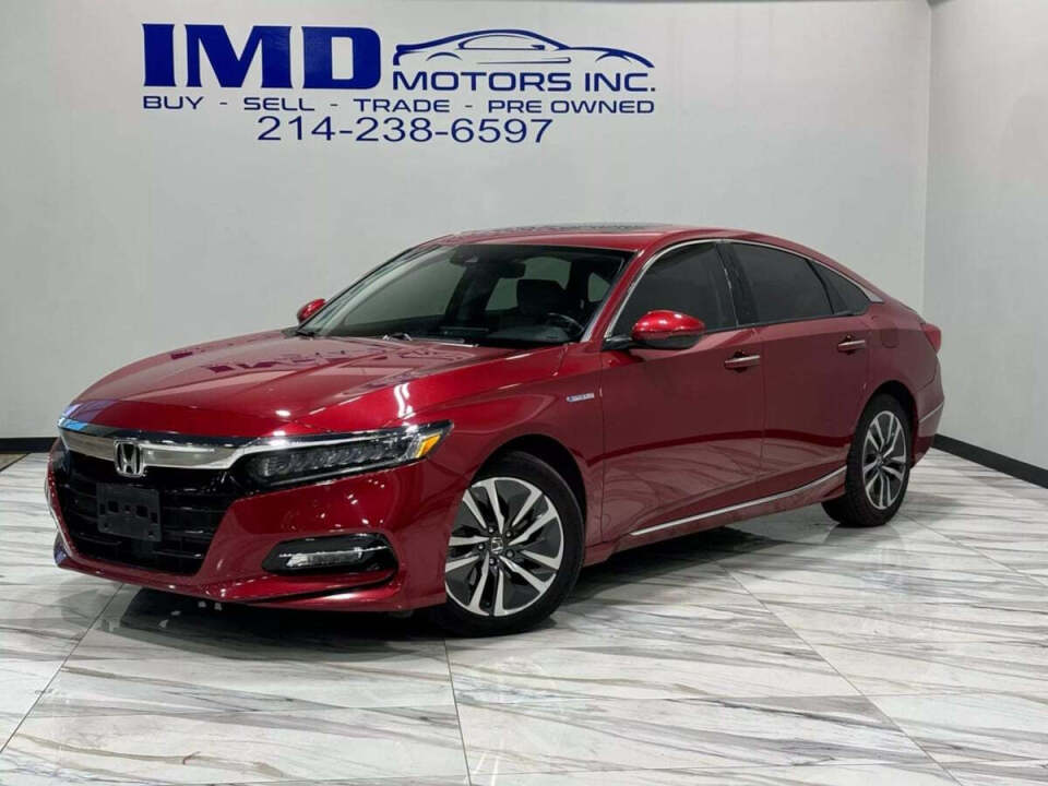 2018 Honda Accord Hybrid for sale at IMD MOTORS, INC in Dallas, TX