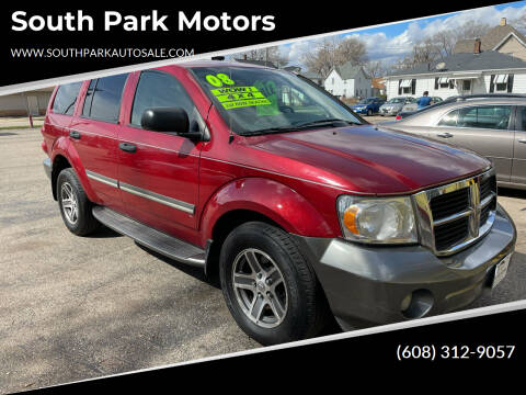 2008 Dodge Durango for sale at South Park Motors in South Beloit IL