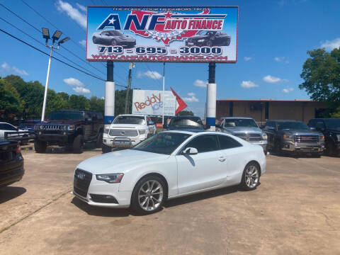 2014 Audi A5 for sale at ANF AUTO FINANCE in Houston TX