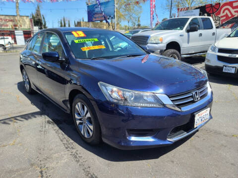 2013 Honda Accord for sale at ROBLES MOTORS in San Jose CA