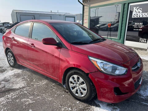 2016 Hyundai Accent for sale at K & S Auto Sales in Smithfield UT
